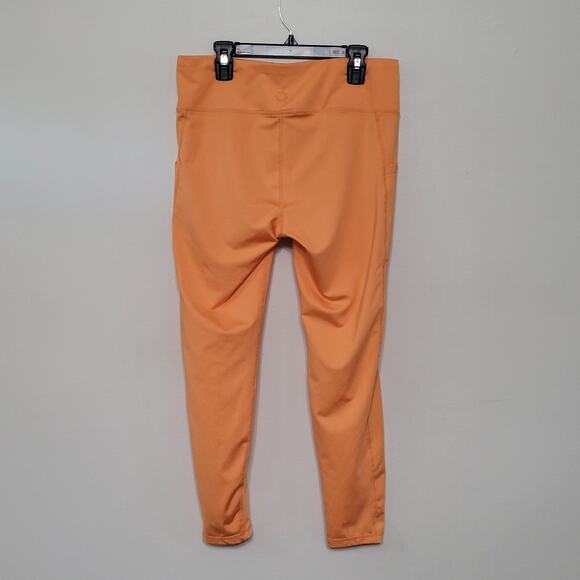 Pro Player Women’s Orange Capri Leggings M & Tank Top L Set Moisture Wicking - Picture 8 of 9